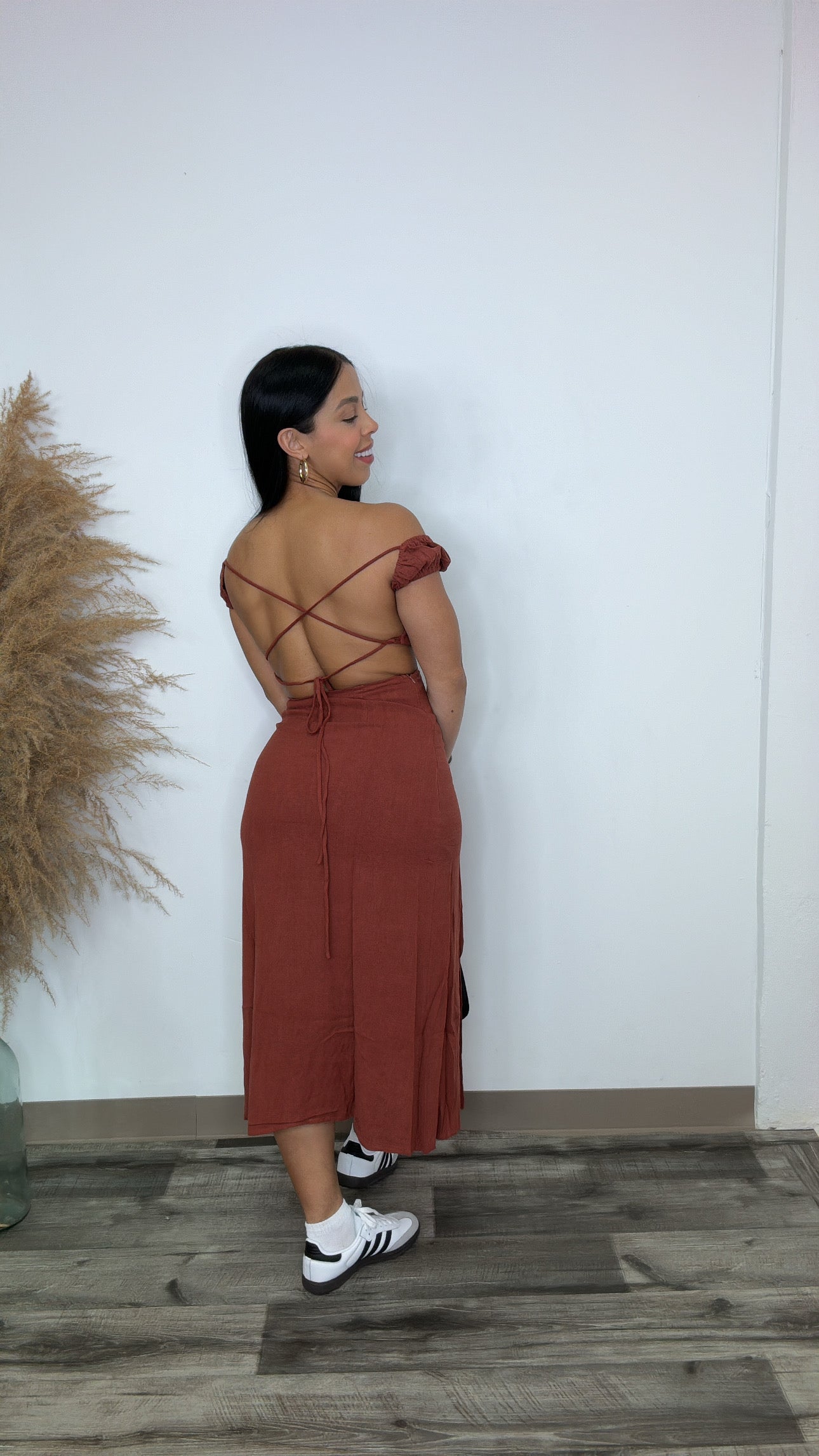 Terracota Midi Dress