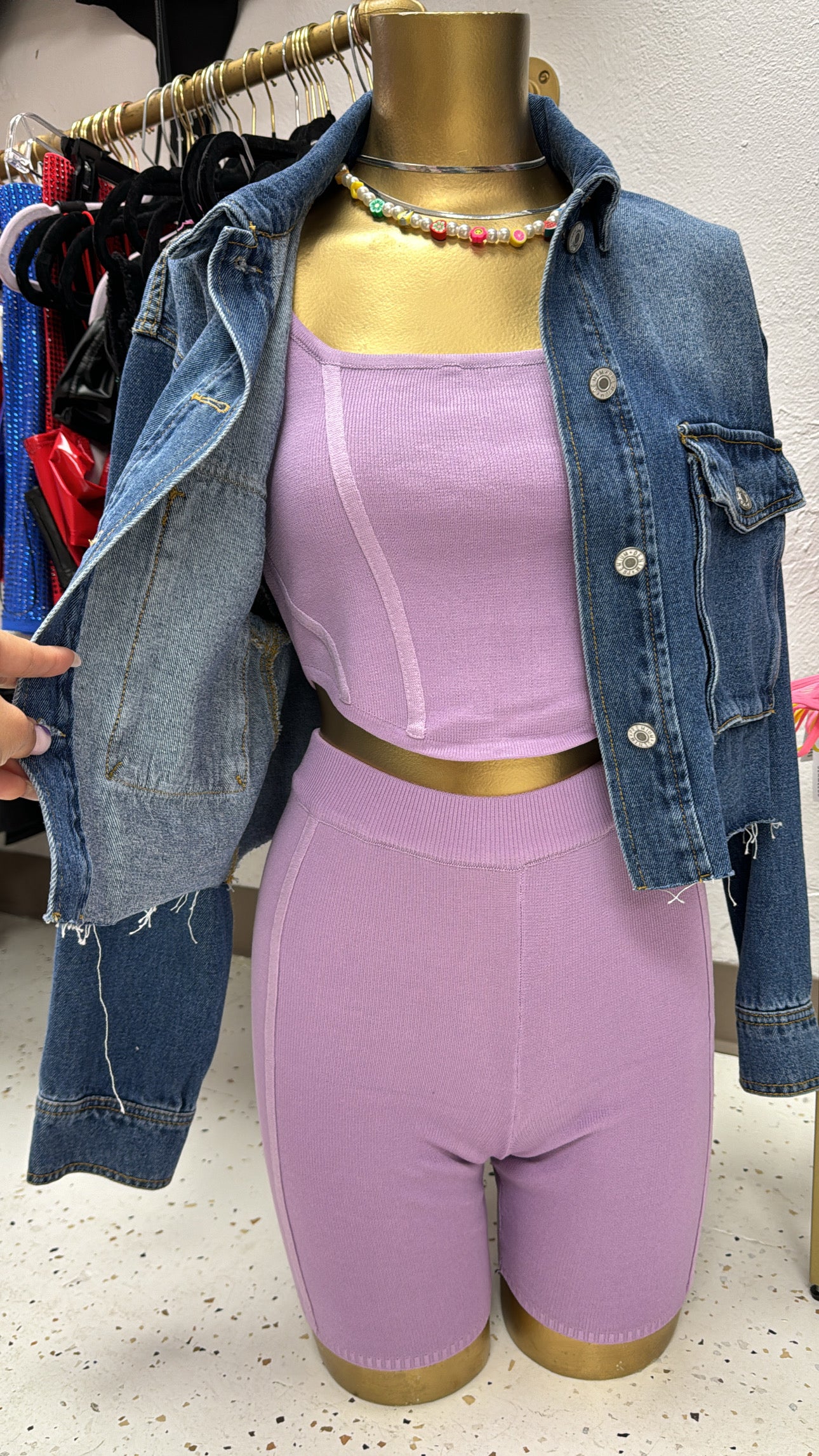 Knit Biker Short (2 colors)