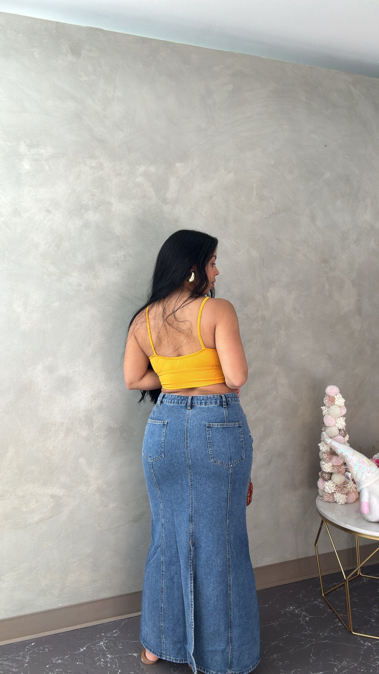 Denim Maxi SKirt