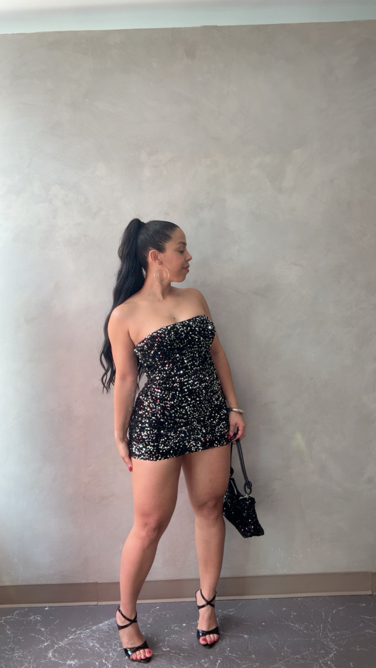 Tube Sequin Dress(2 colors)