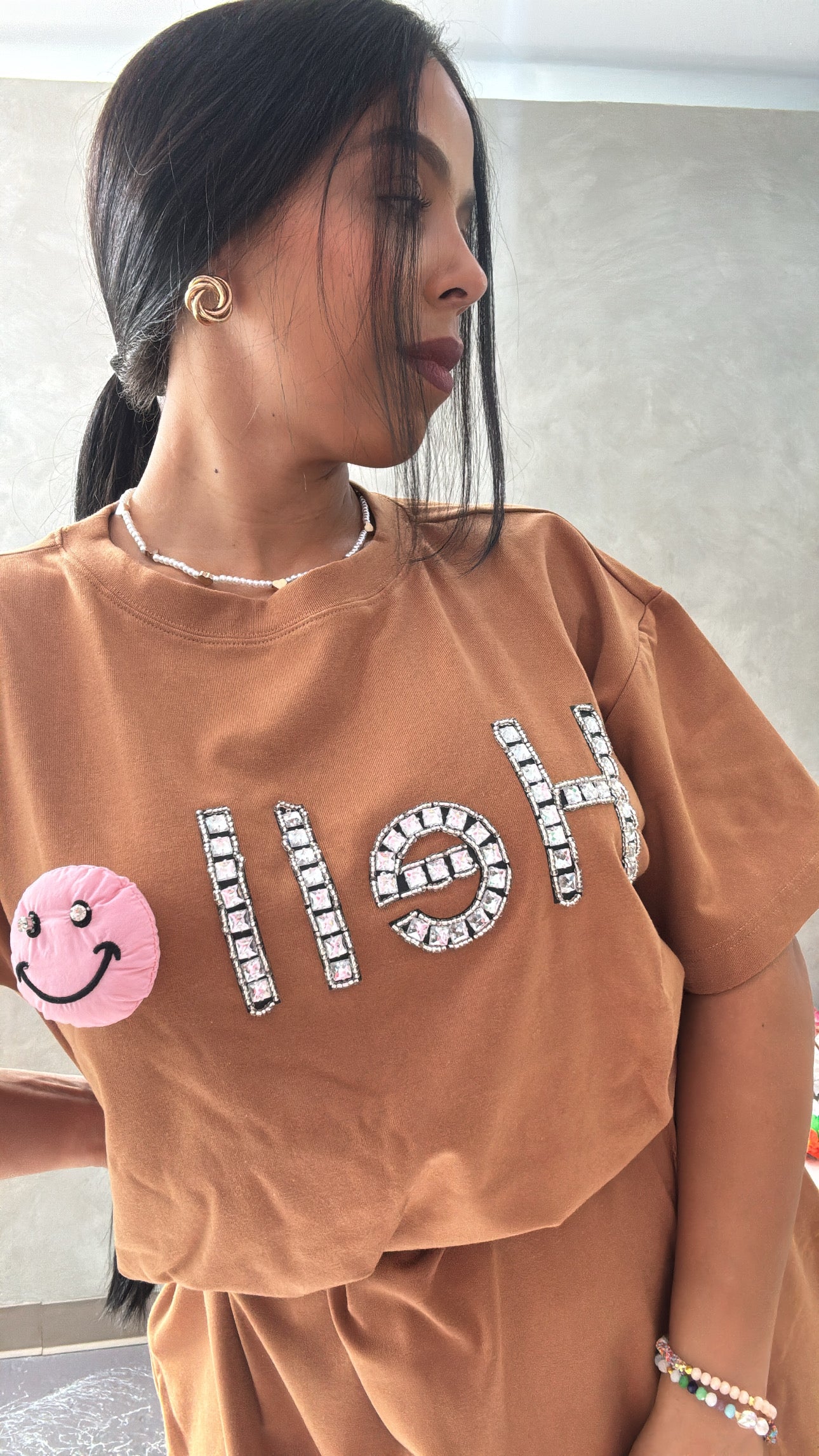 Hello T shirt Dress