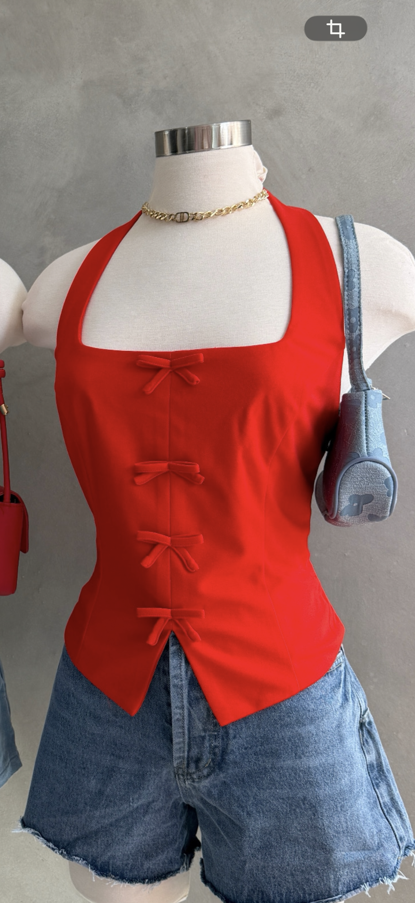 Red Vest Top