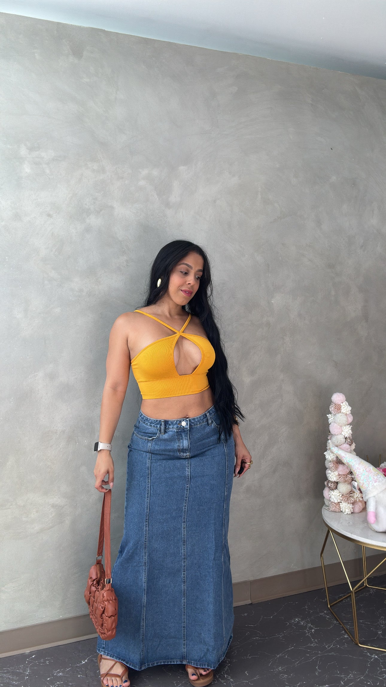 Denim Maxi SKirt