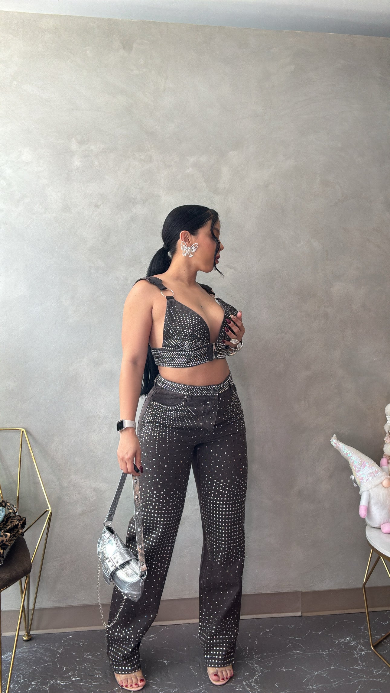 Full Diamond Pant Set