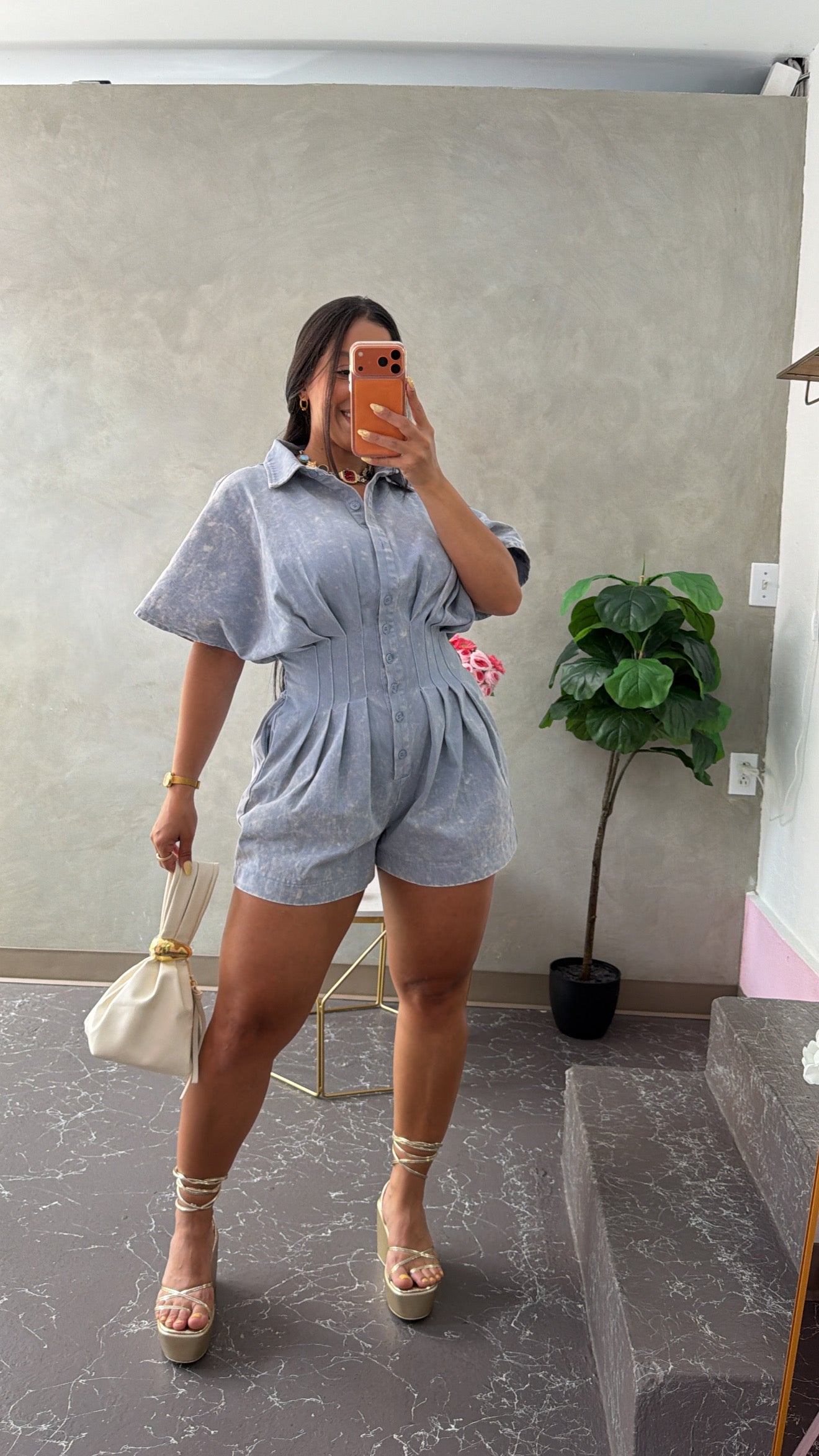 Soft Wash Romper (2 colors)
