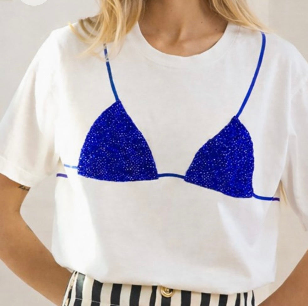 Bikini Top T shirt ( 2 colors)