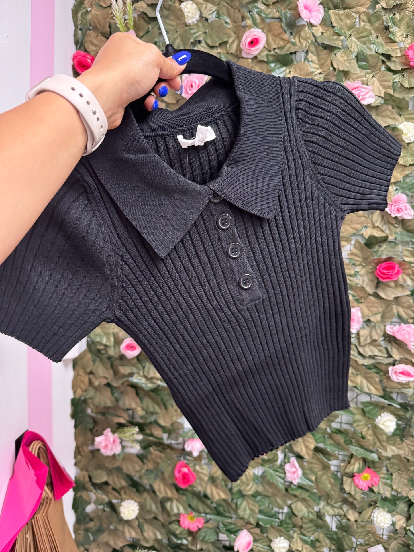 Polo basic top (2 colors)