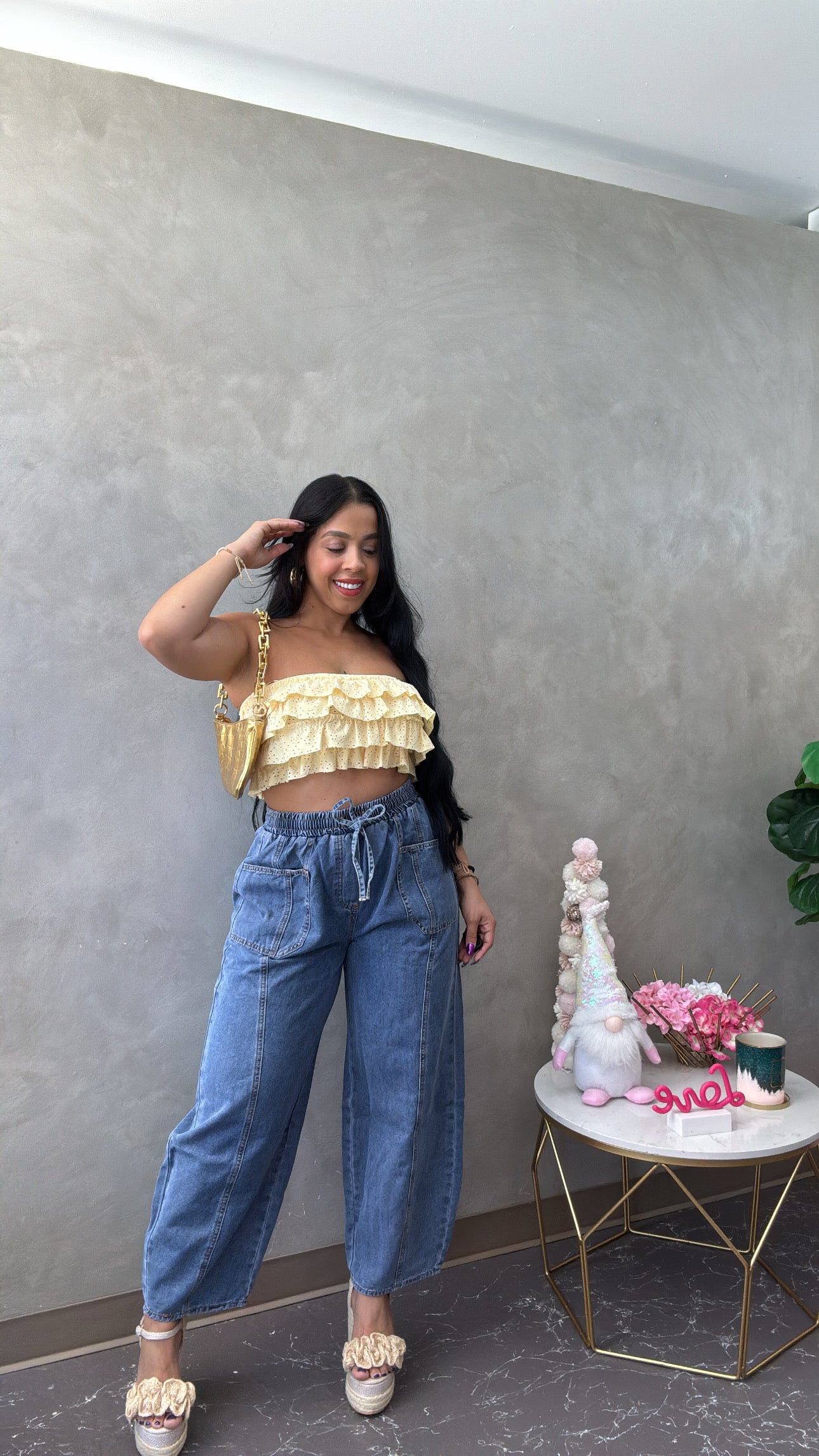 Jogger Denim Barrel
