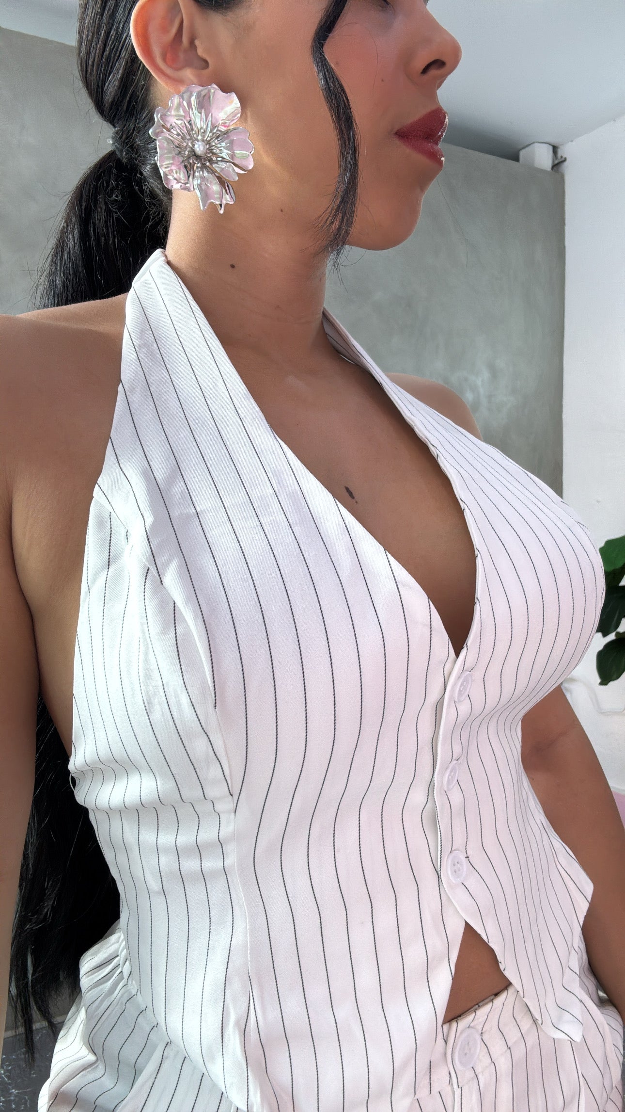 Stripe Vest Set