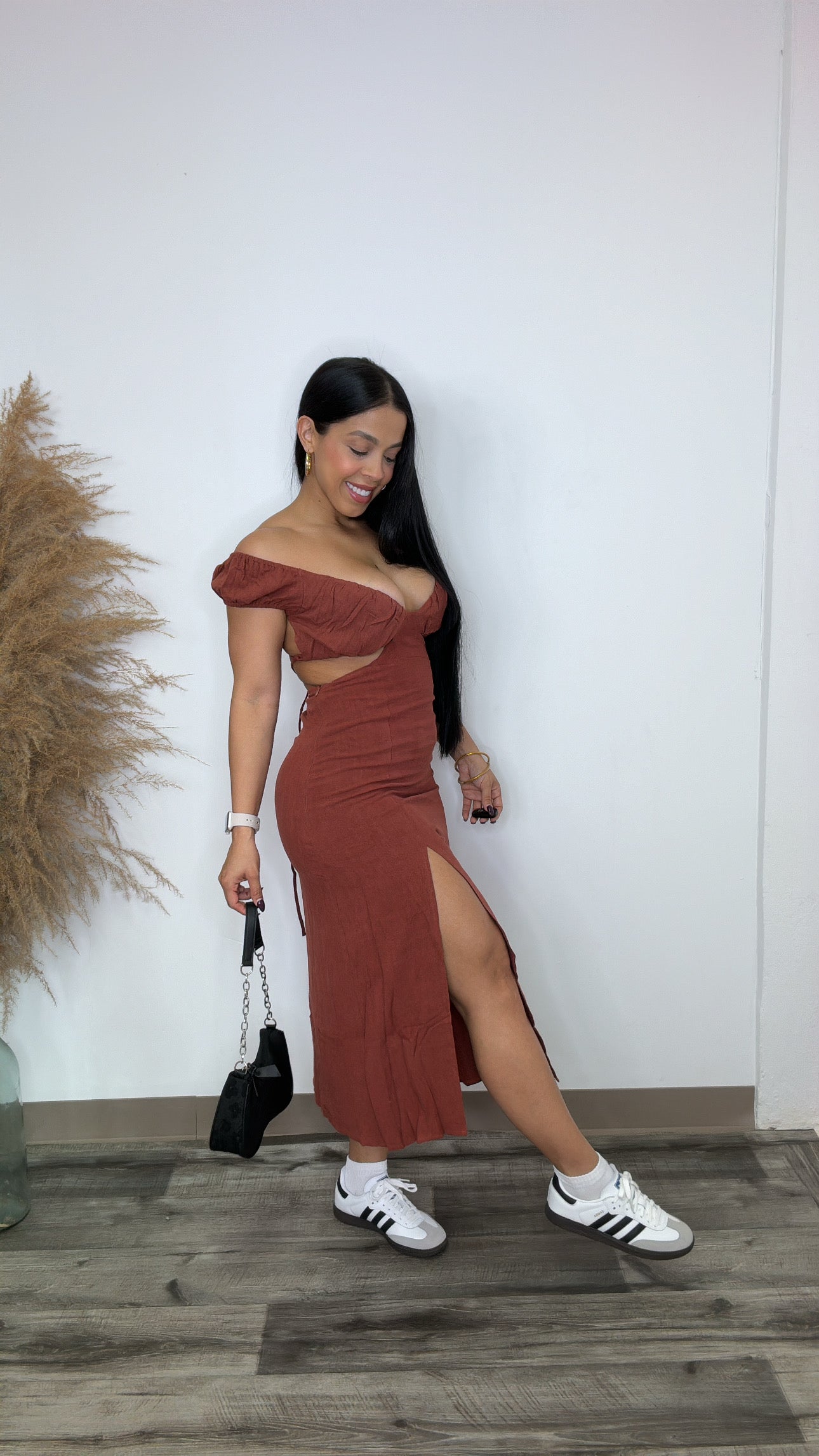 Terracota Midi Dress