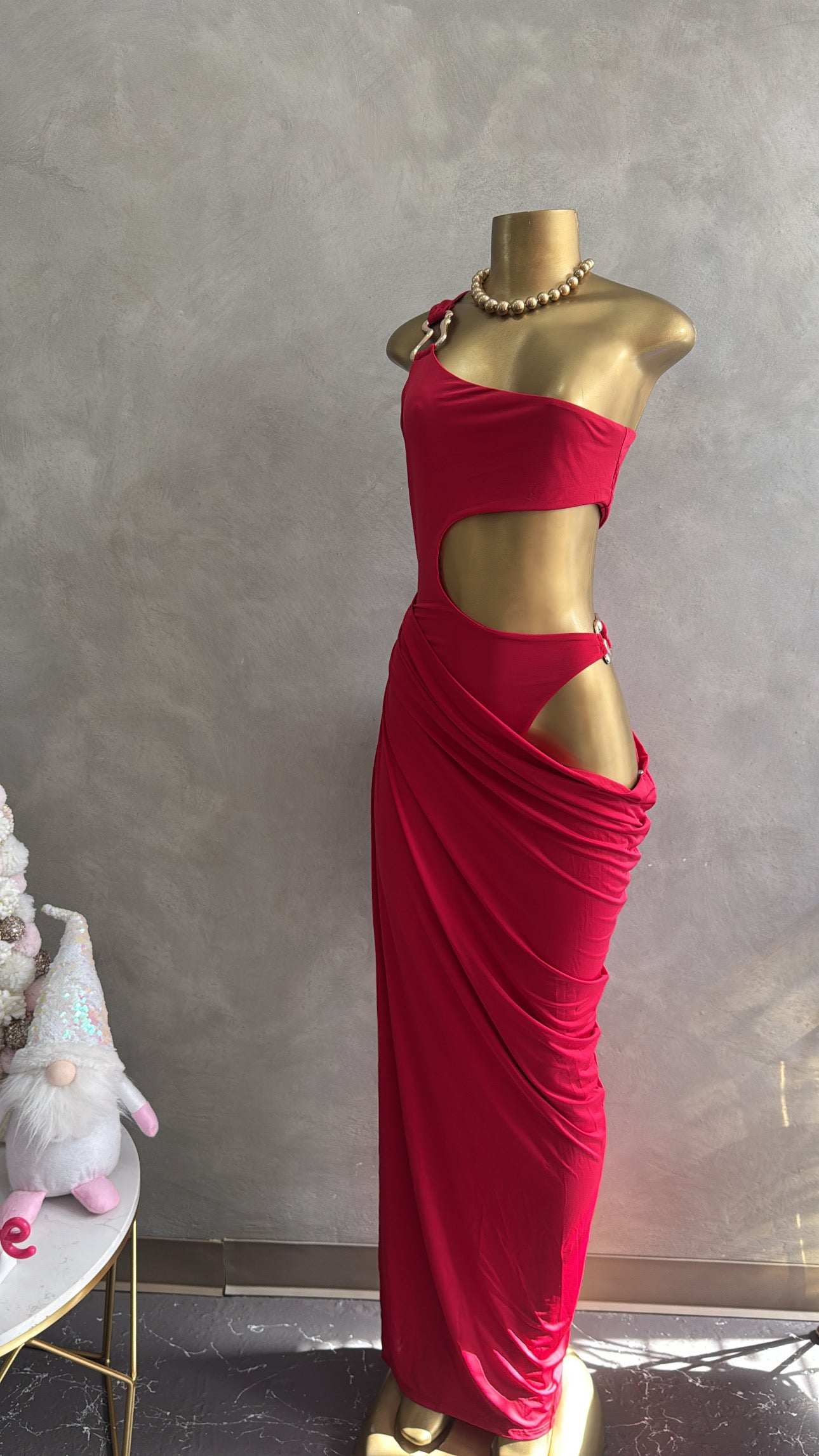 Red bodysuit & Maxi