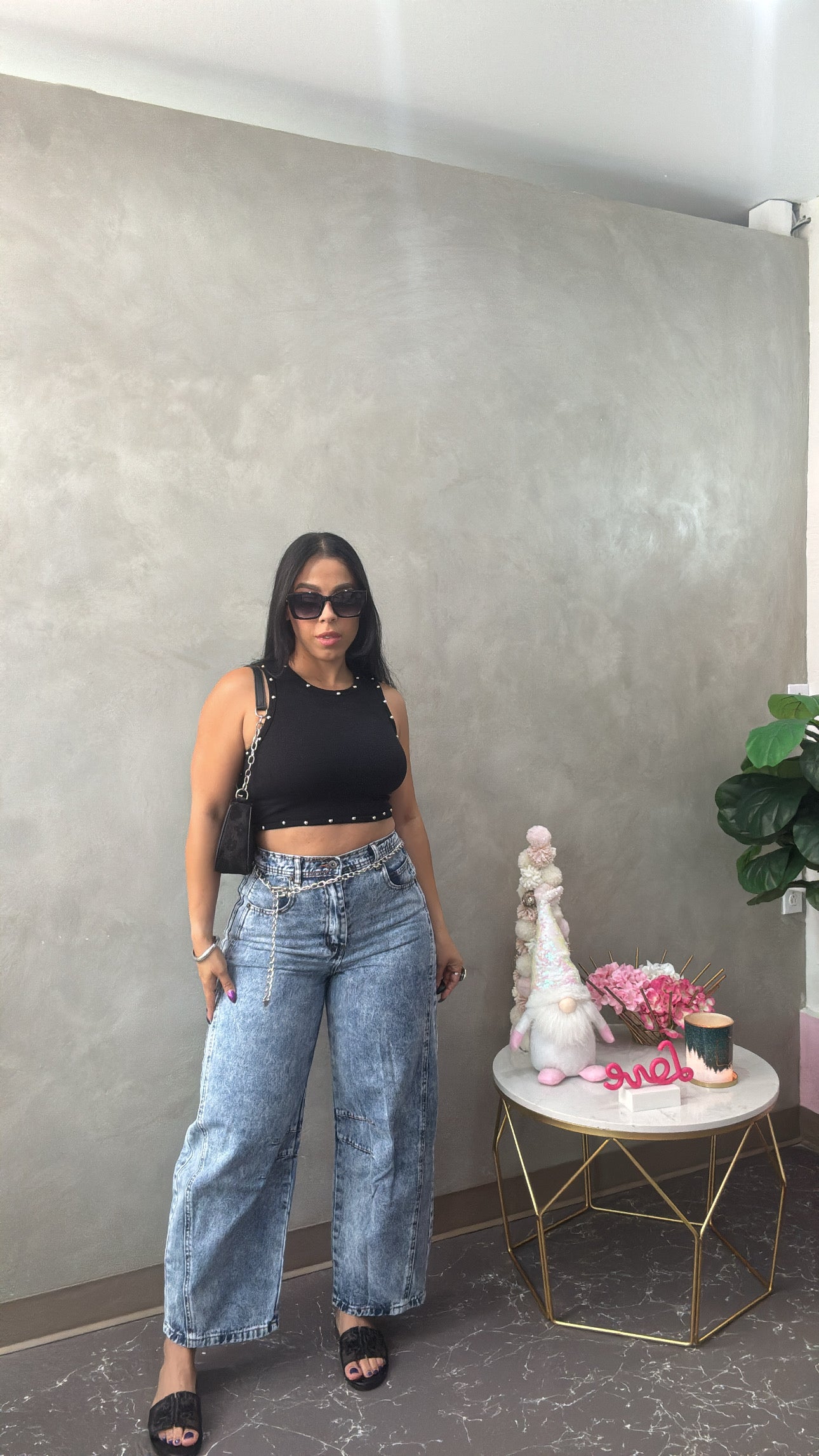 Studded Basic top (2 colors)
