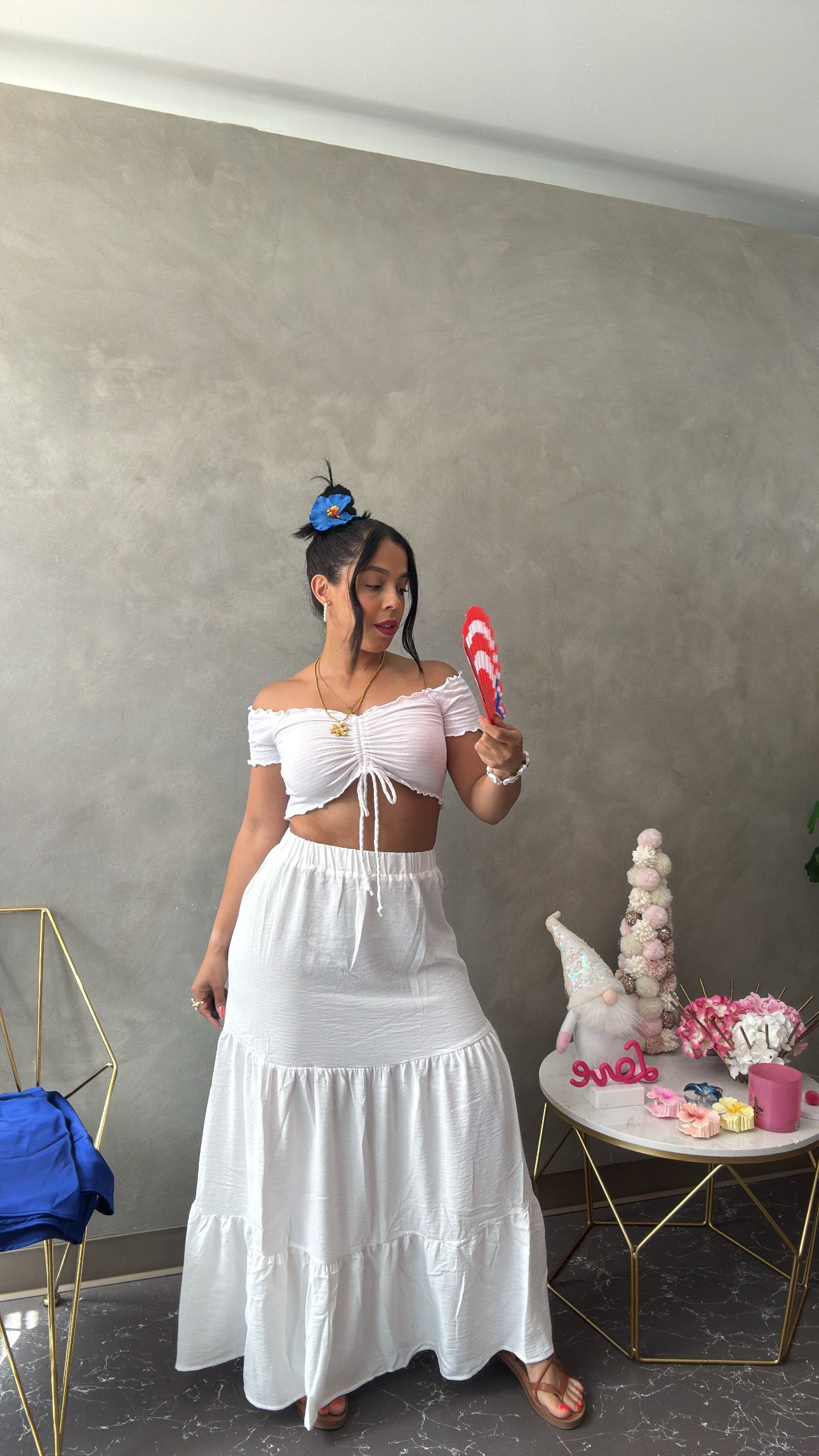 White Maxi SKirt