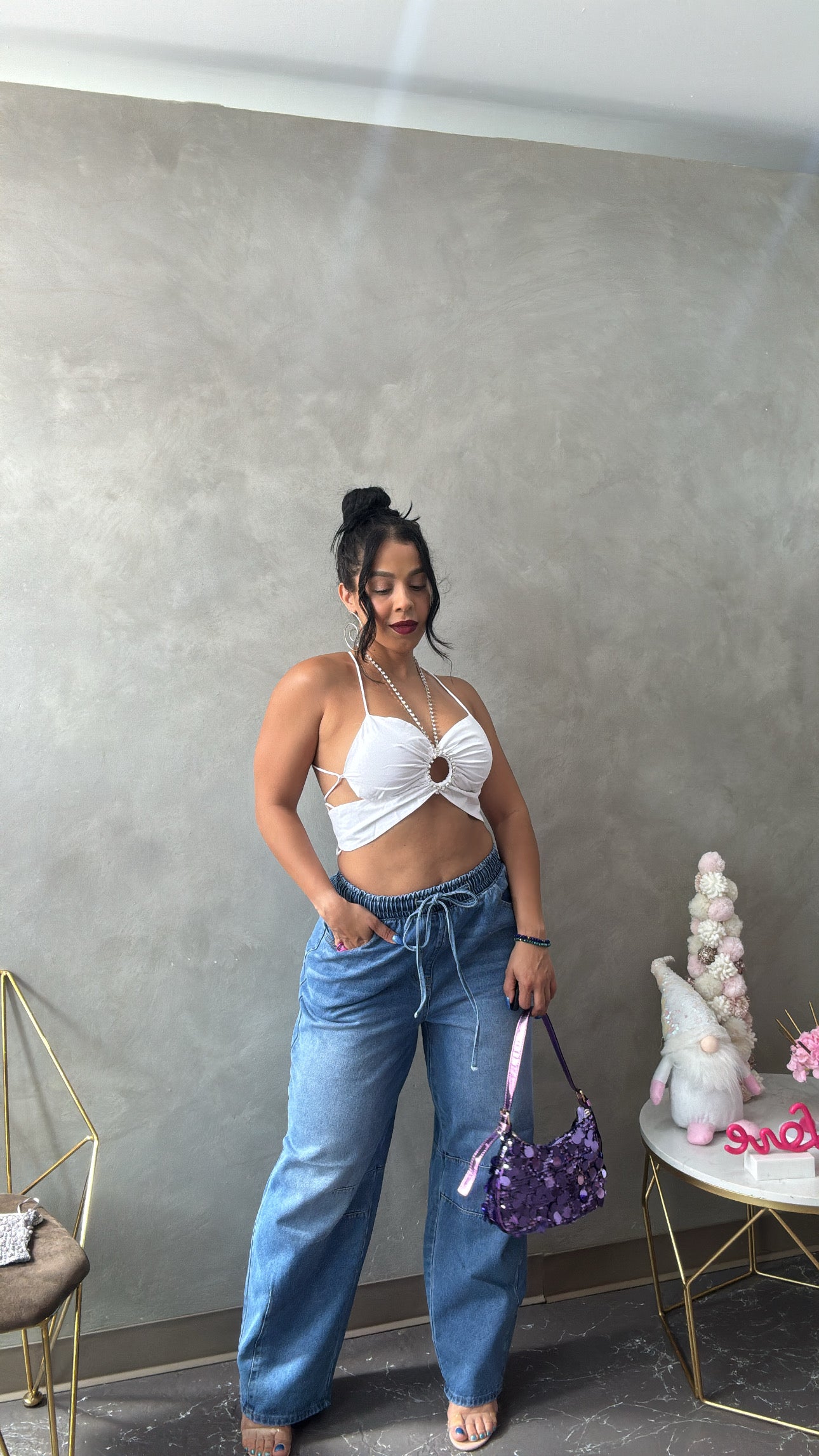 Denim Barrel Jean