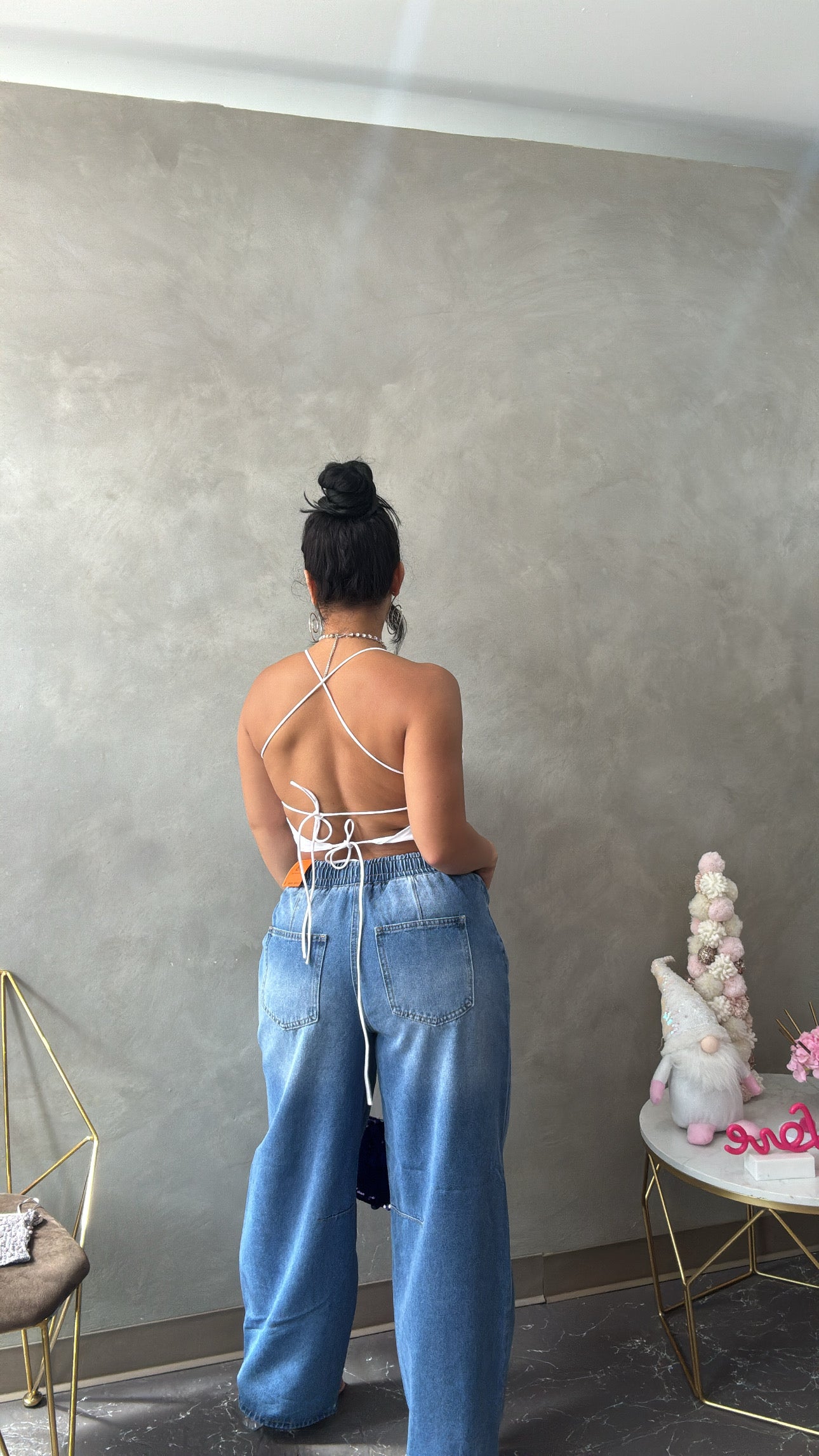 Denim Barrel Jean