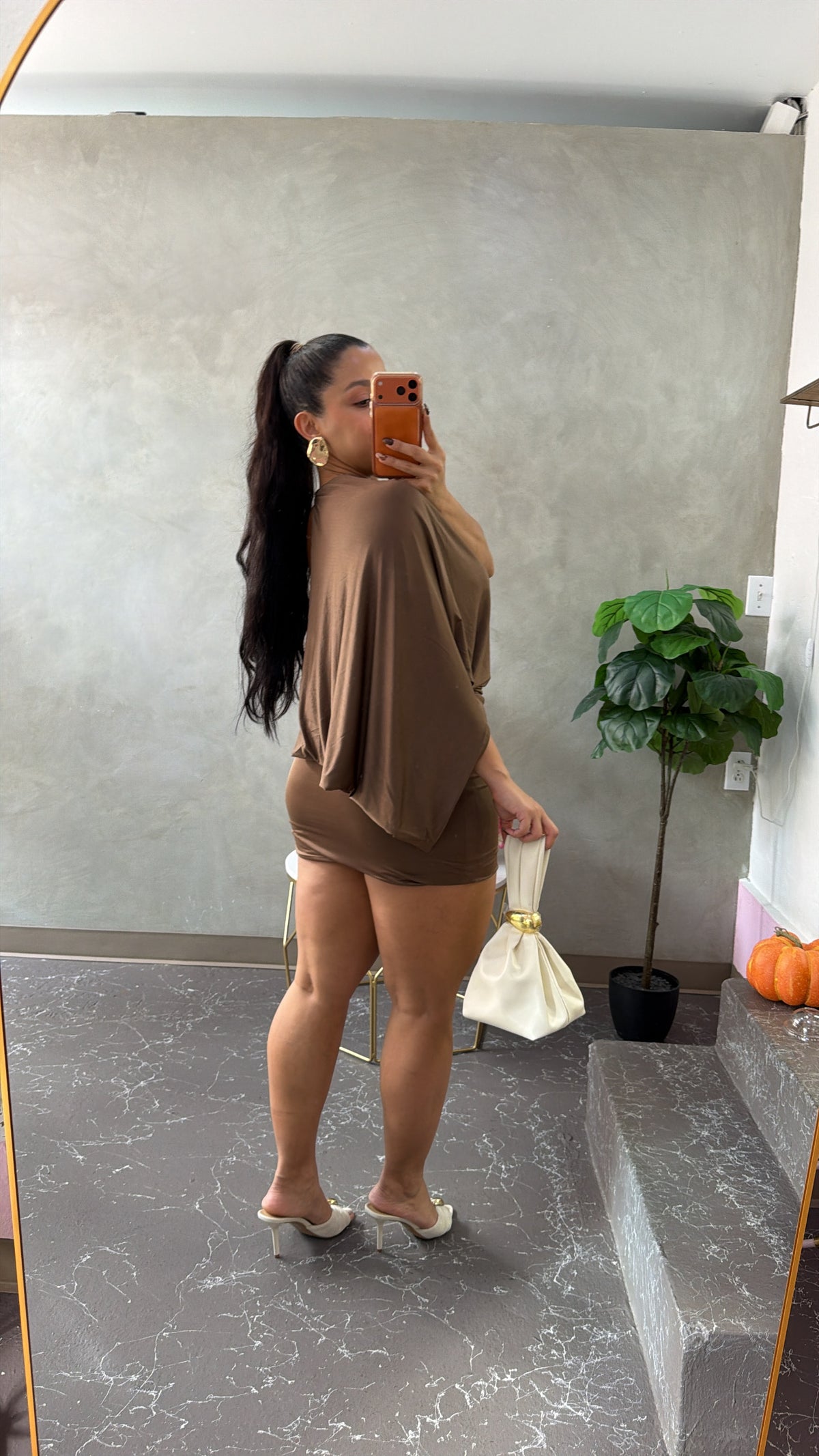 Mini dress w. Cape