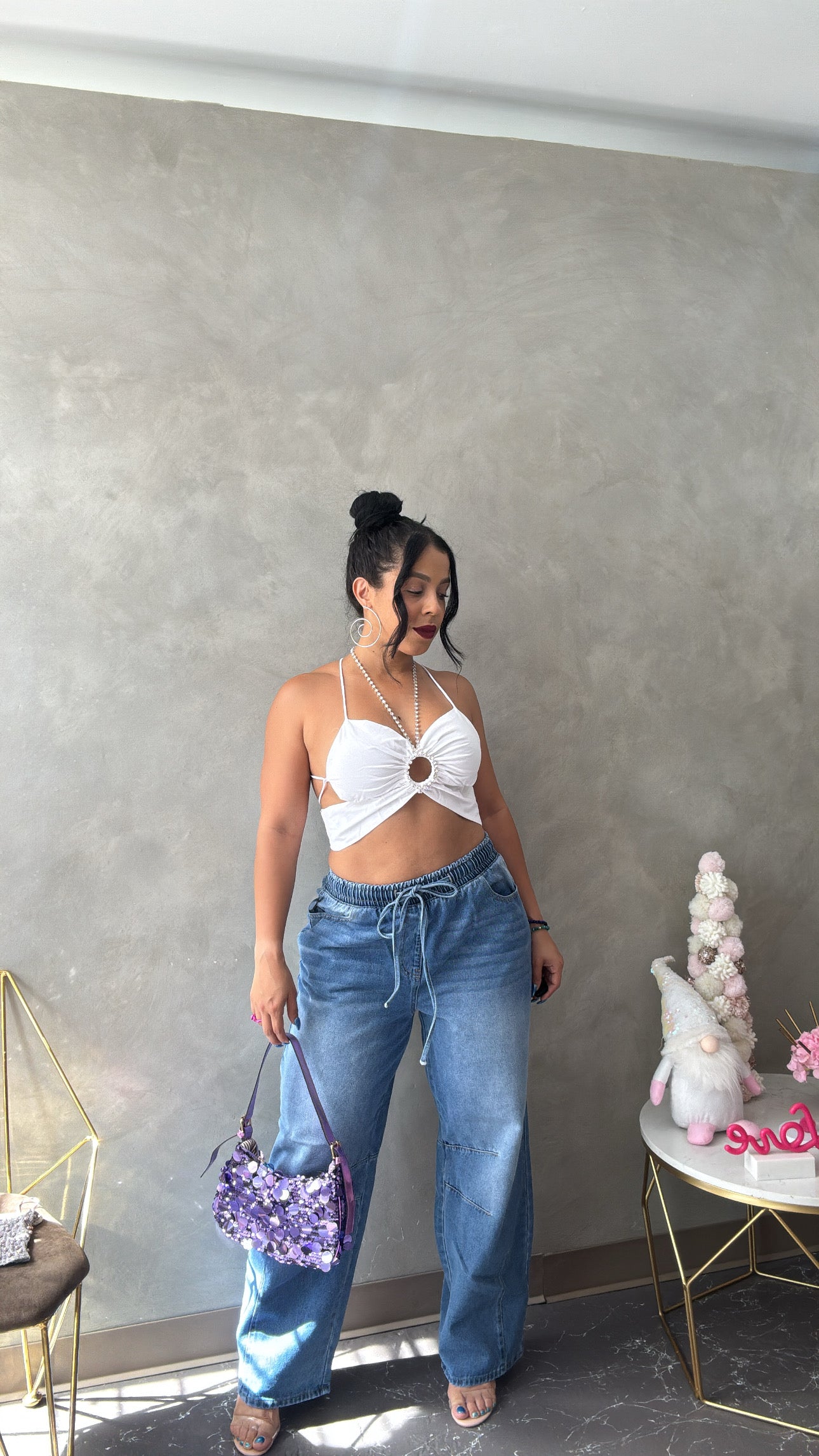 Denim Barrel Jean