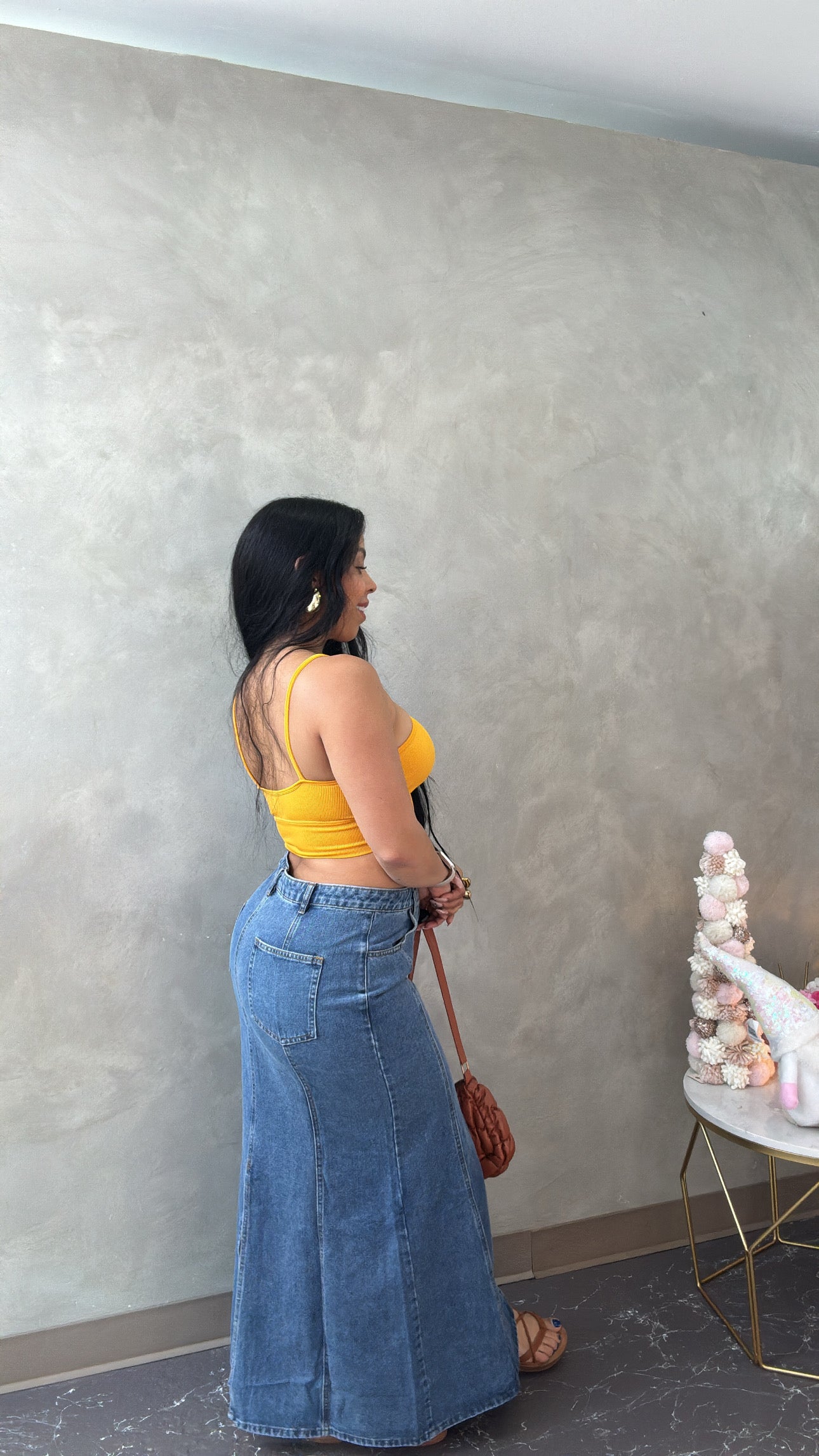 Denim Maxi SKirt
