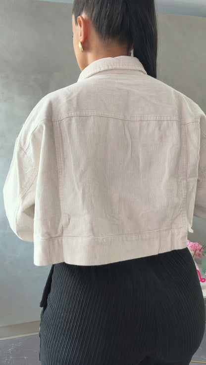 Ivory Corduroy Jacket