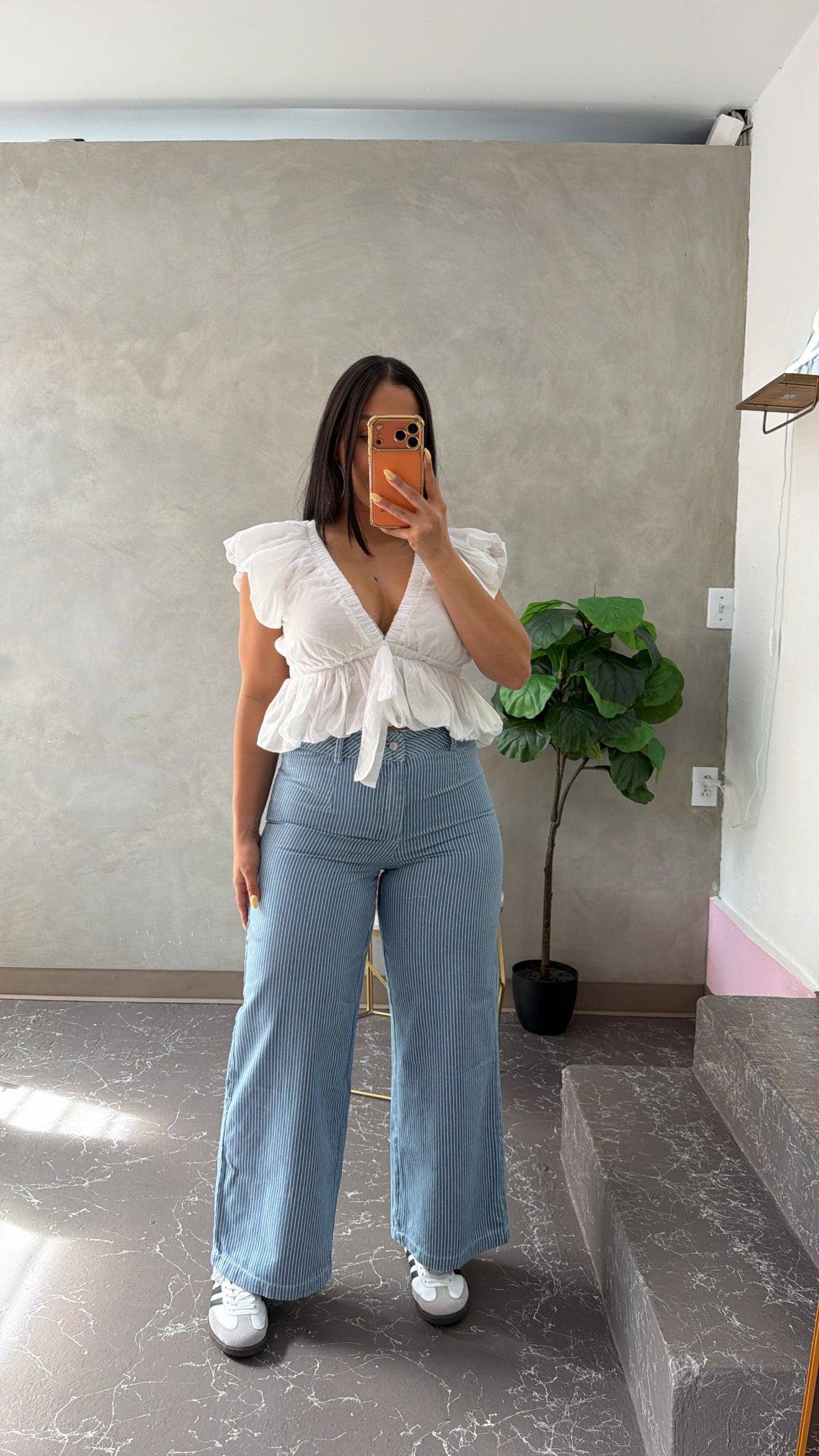 Stripe Denim Pant