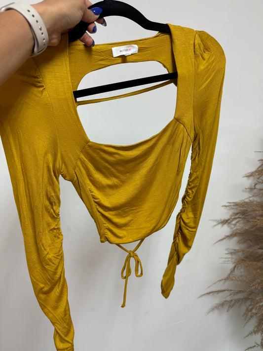Open back Crop top