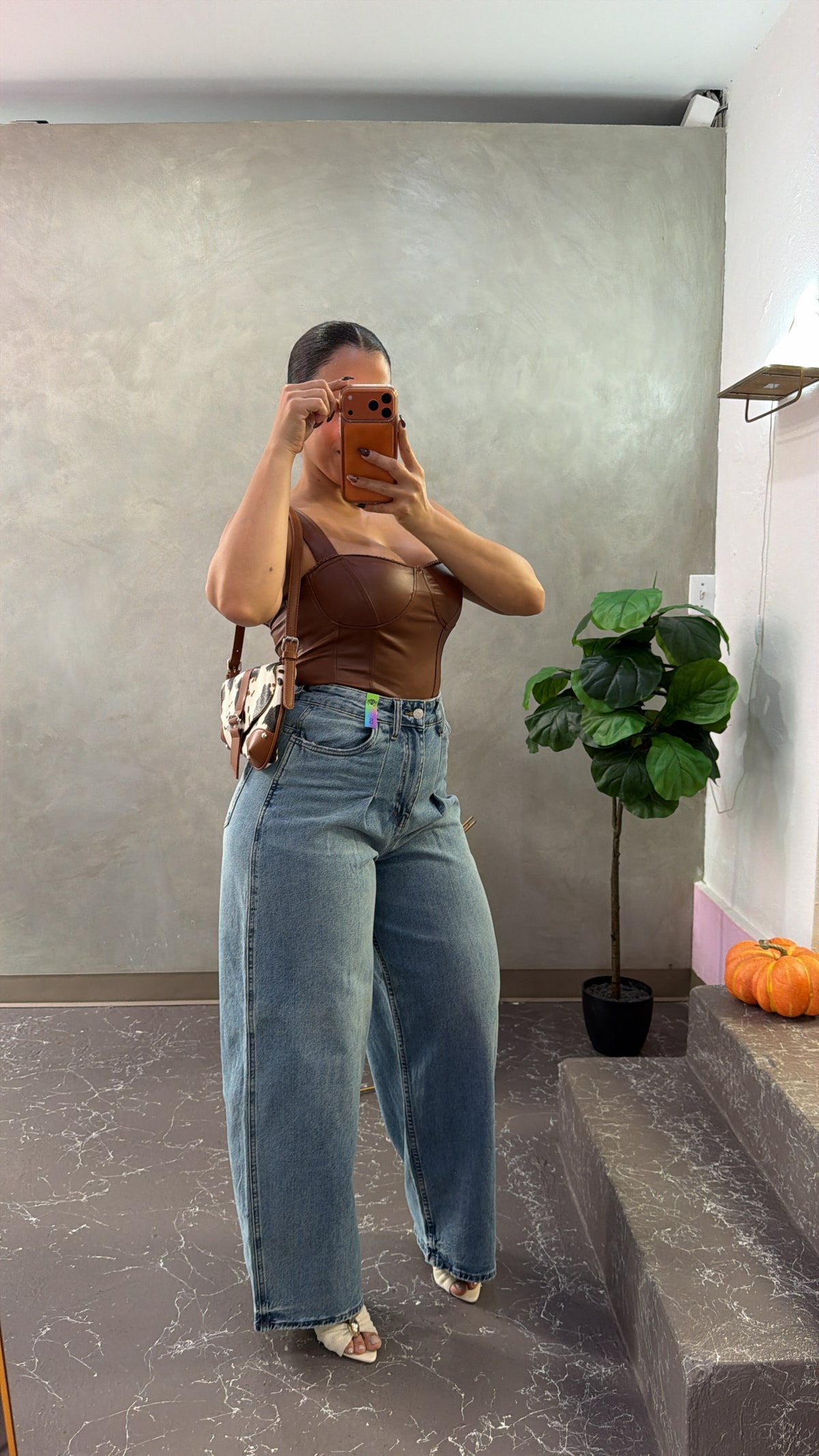 Vibrant paperbag pant