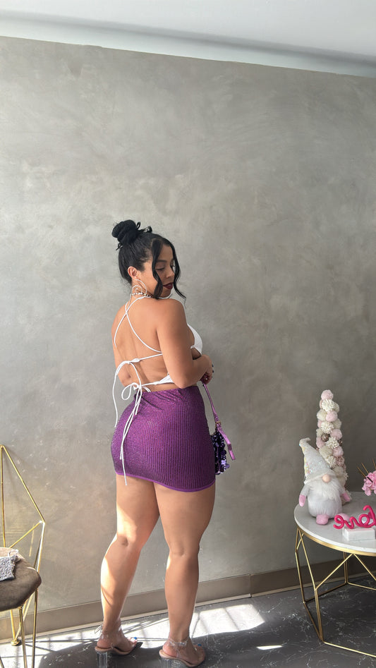 Purple Diamond Skirt