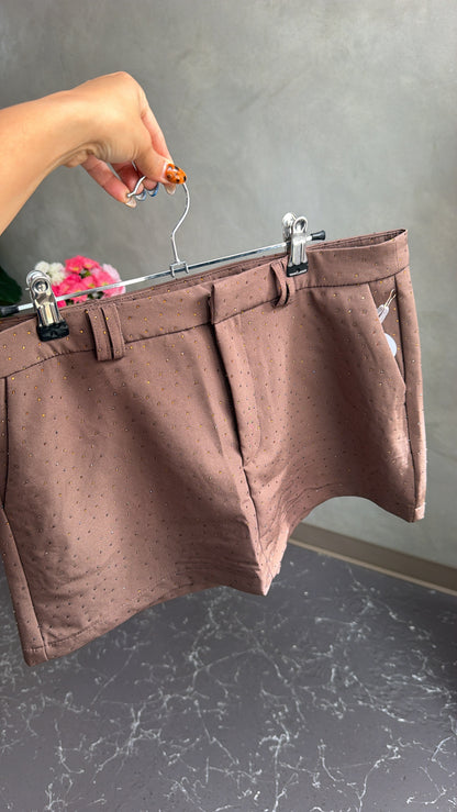 Chocolate diamond mini Skirt