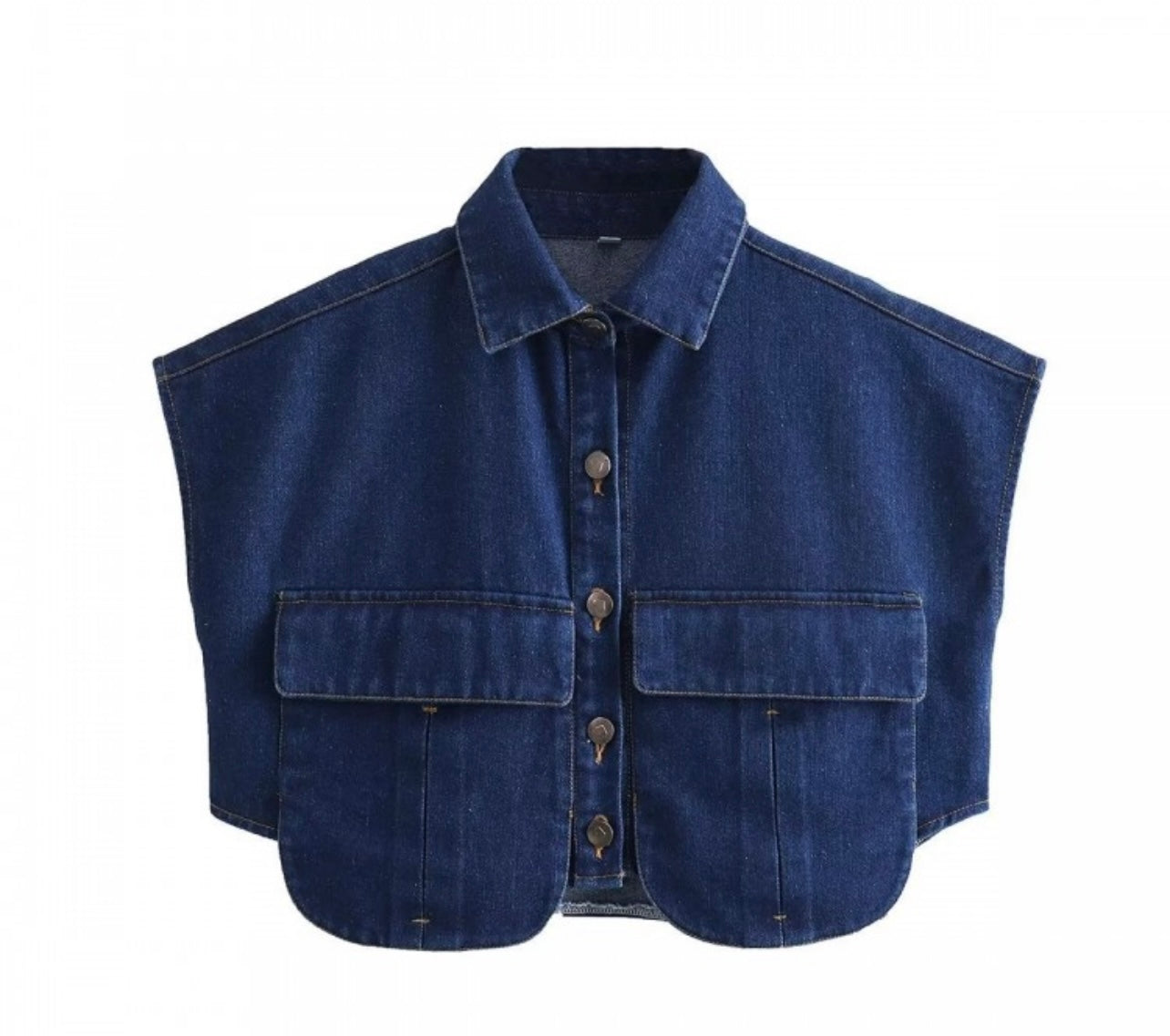 Denim Cargo Top