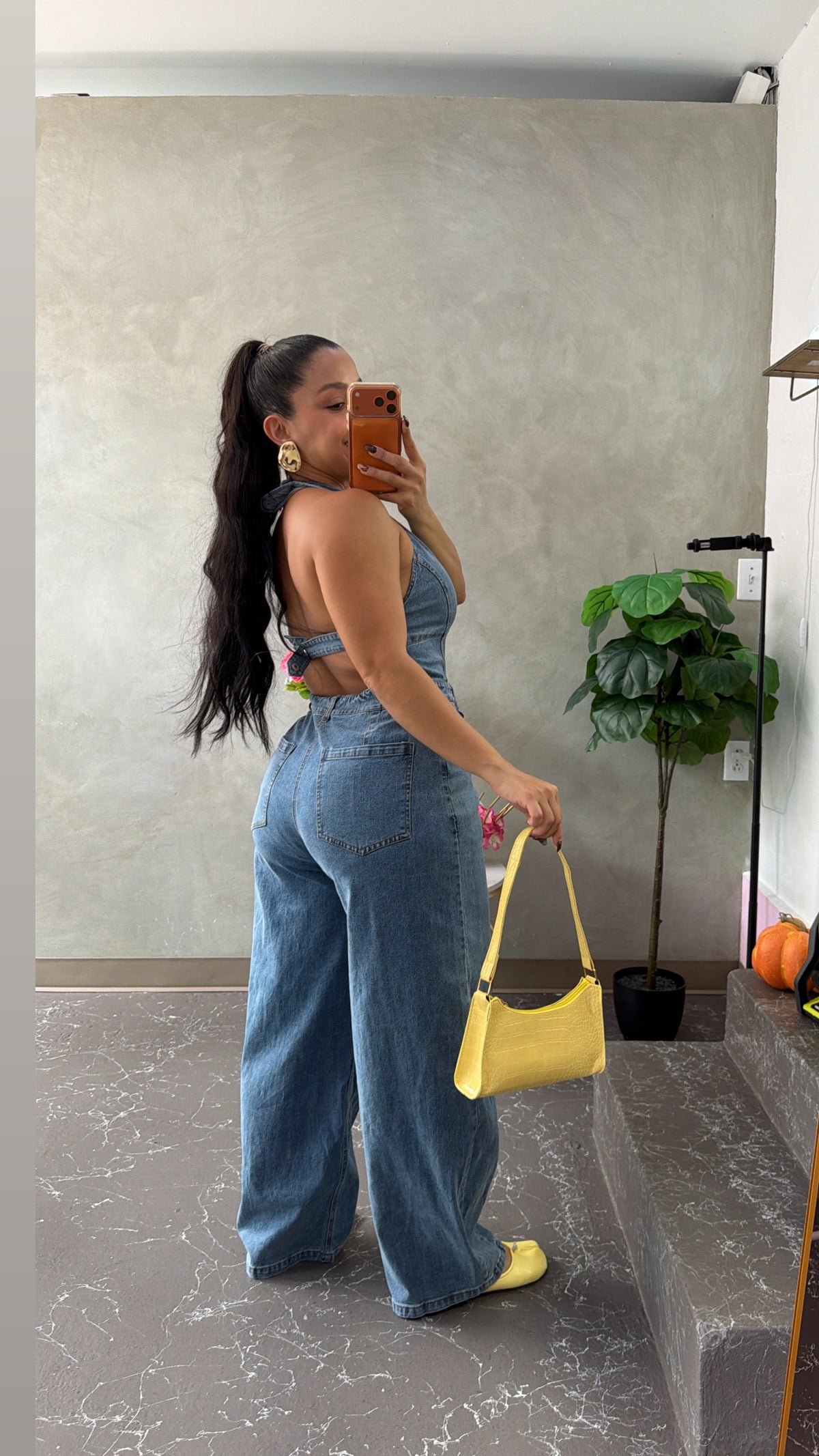V deep Jumpsuit
