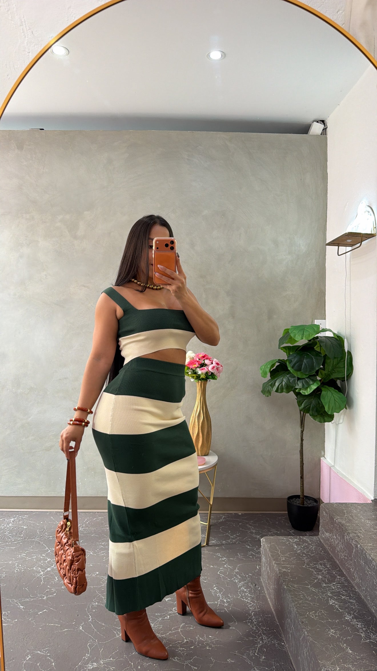 Hunter Green Knit Set