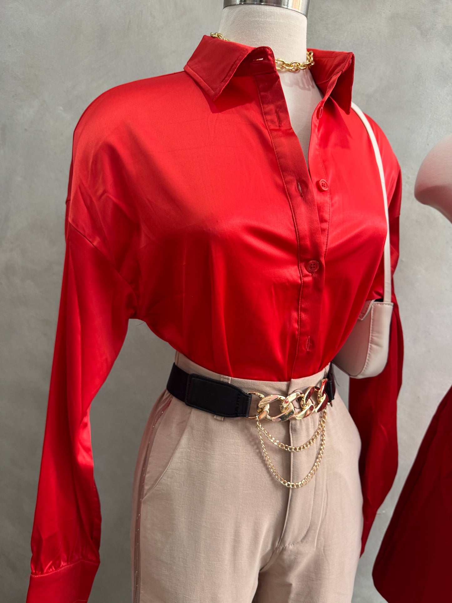 Satin Blouse (4 colors)