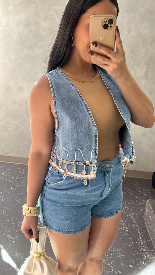 Caracol Denim Vest