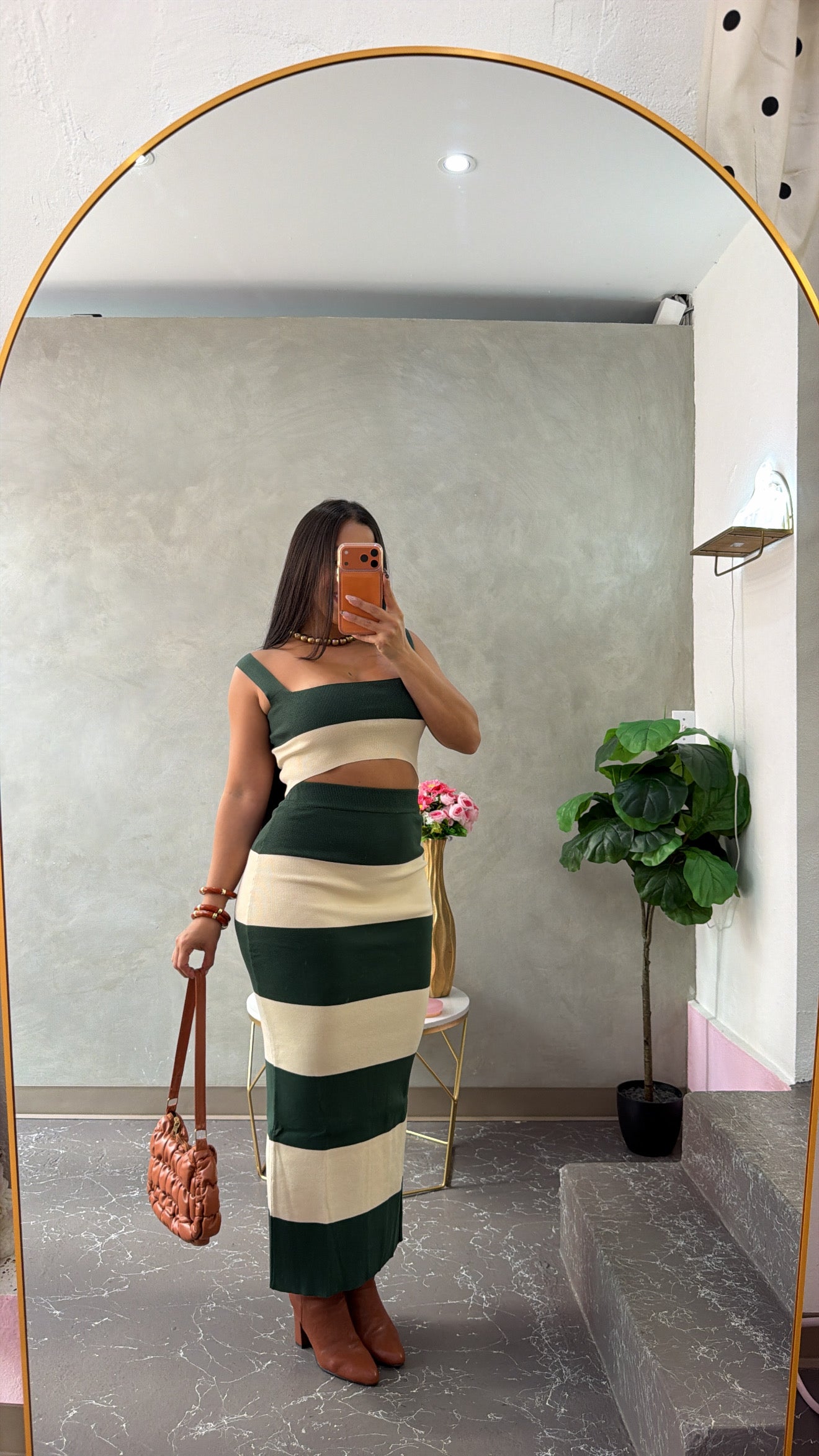 Hunter Green Knit Set