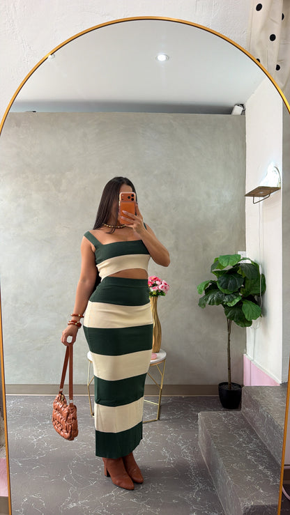 Hunter Green Knit Set