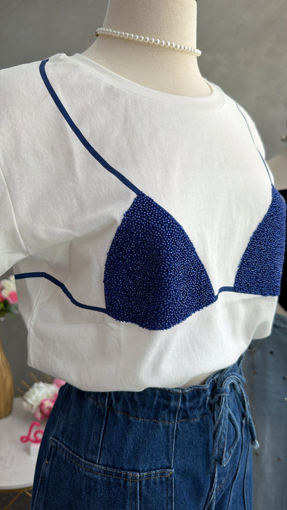 Bikini Top T shirt ( 2 colors)