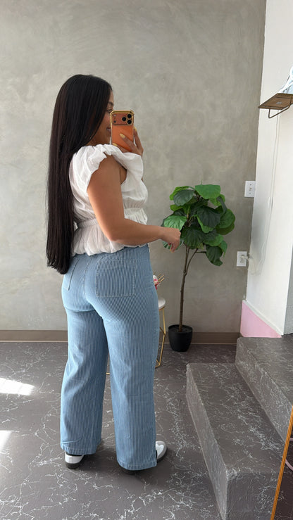 Stripe Denim Pant