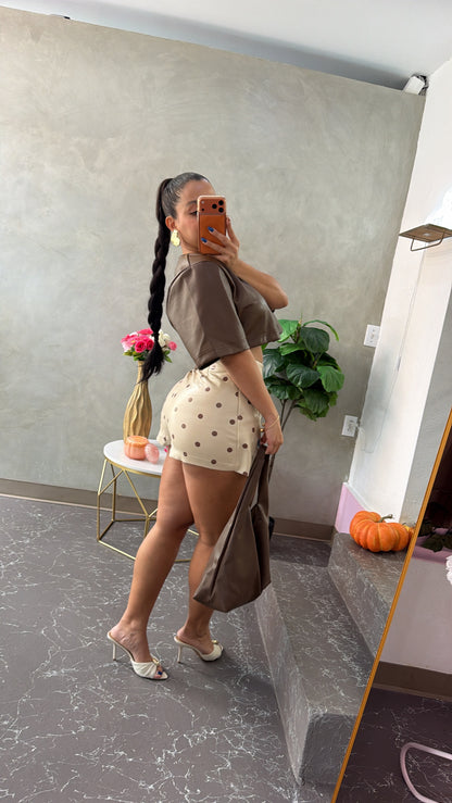 Polkadot Skort