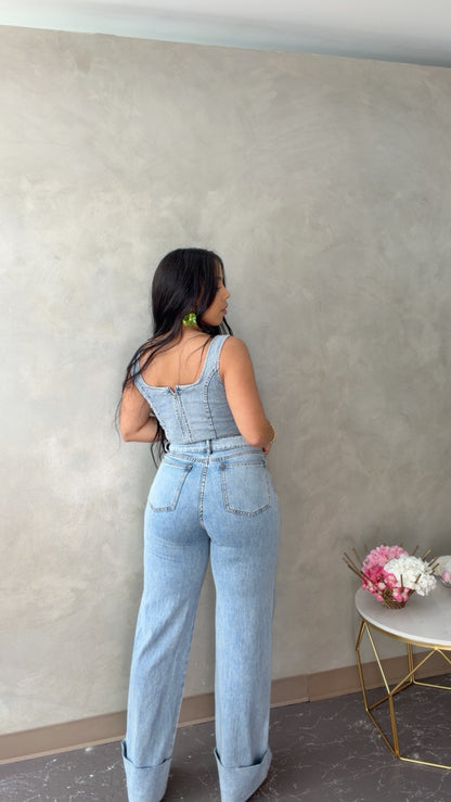 Demin Corset