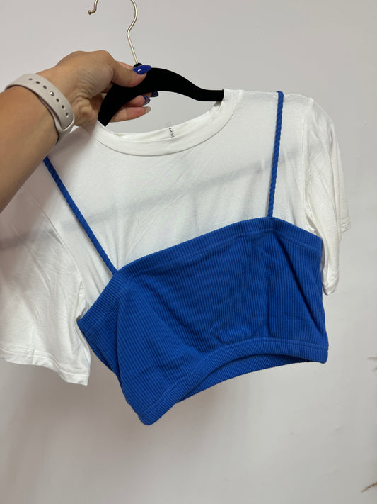 Royal Crop Top