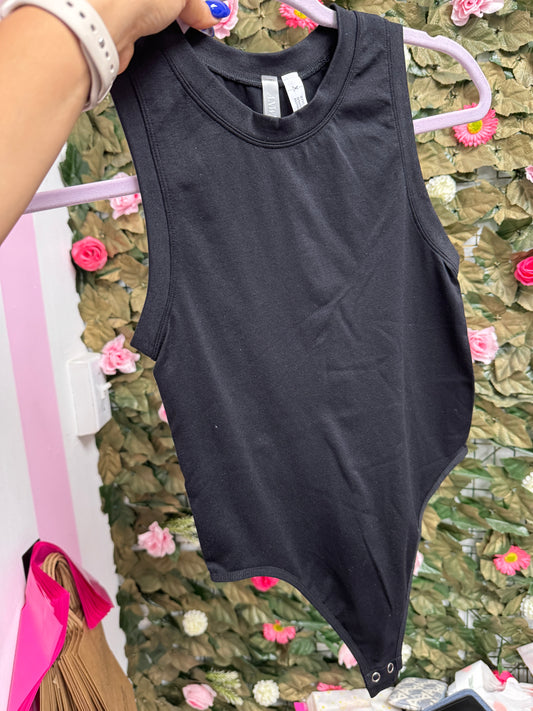 Black Basic Bodysuit