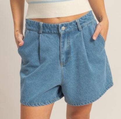 Paperbag Denim Short