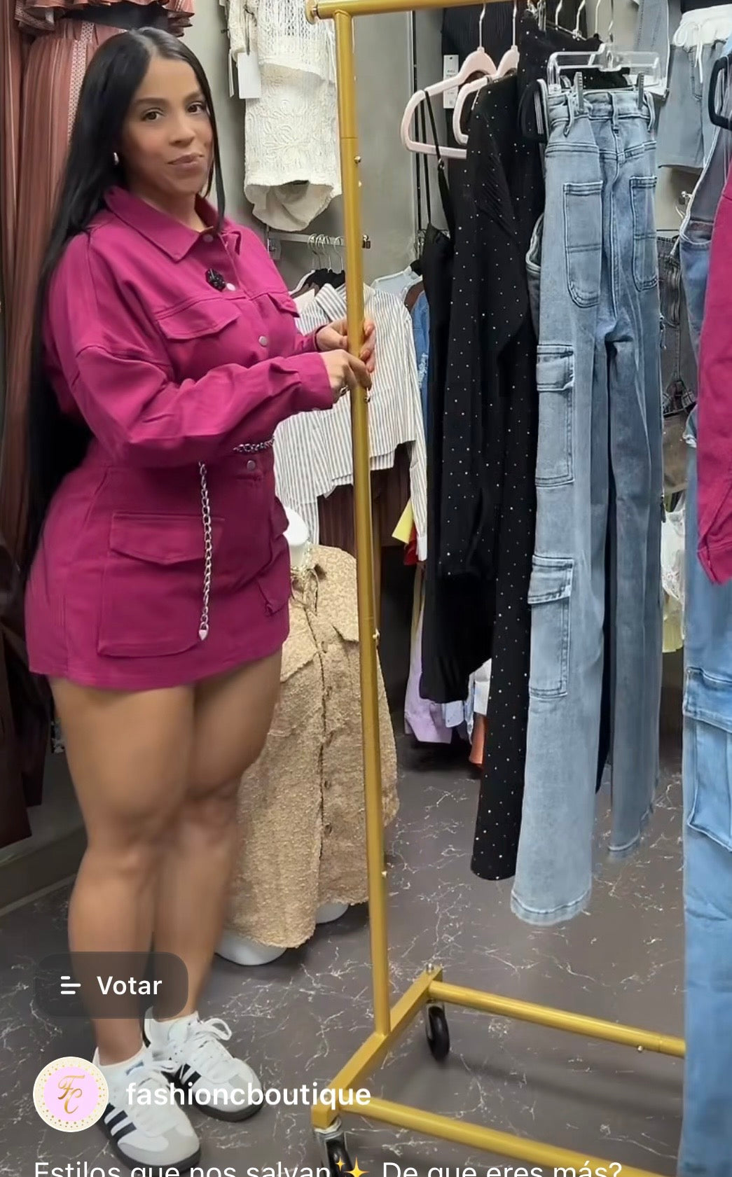 Magenta romper