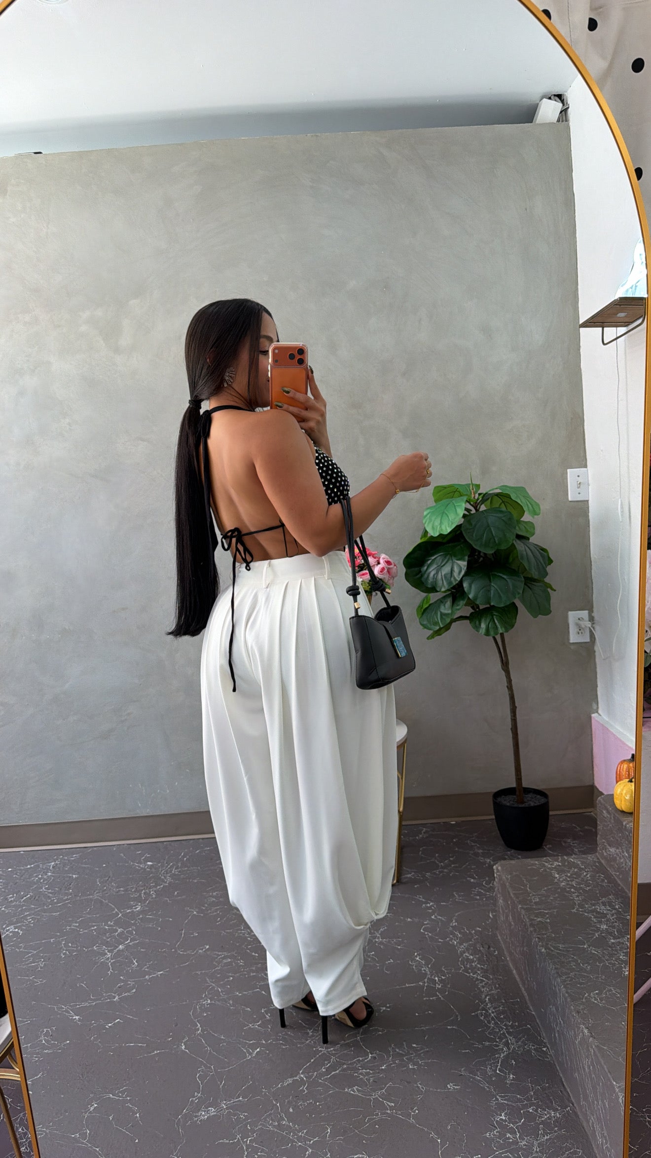 White aladino pant