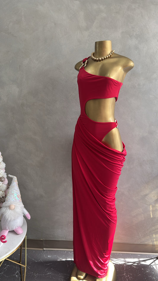 Red bodysuit & Maxi