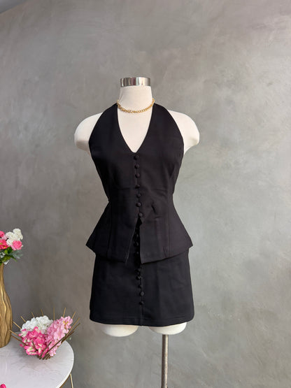 Vest Skirtpant Set (3 colors)