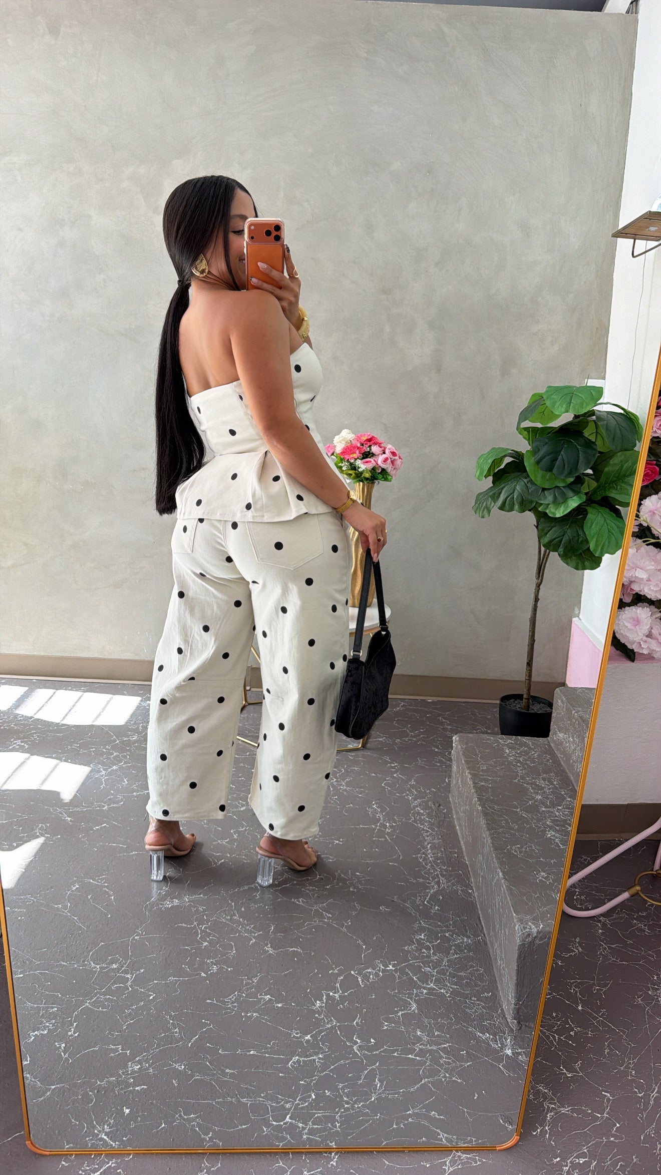 Polkadots Vest & Barrel (2 colors)