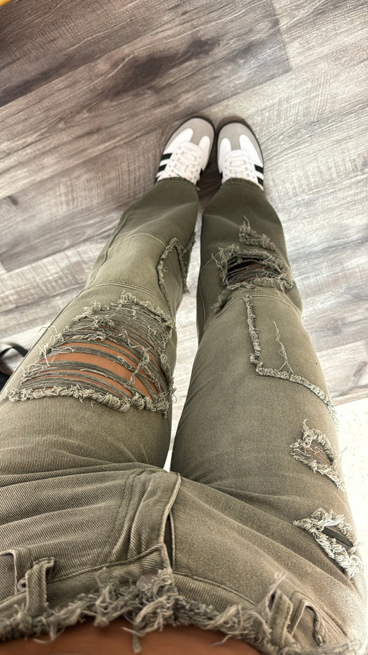 Olive Denim