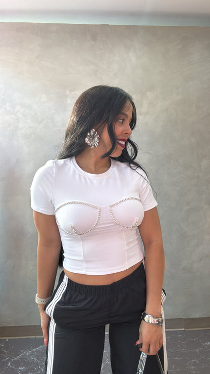 Diamond Bra Top (2 colors)