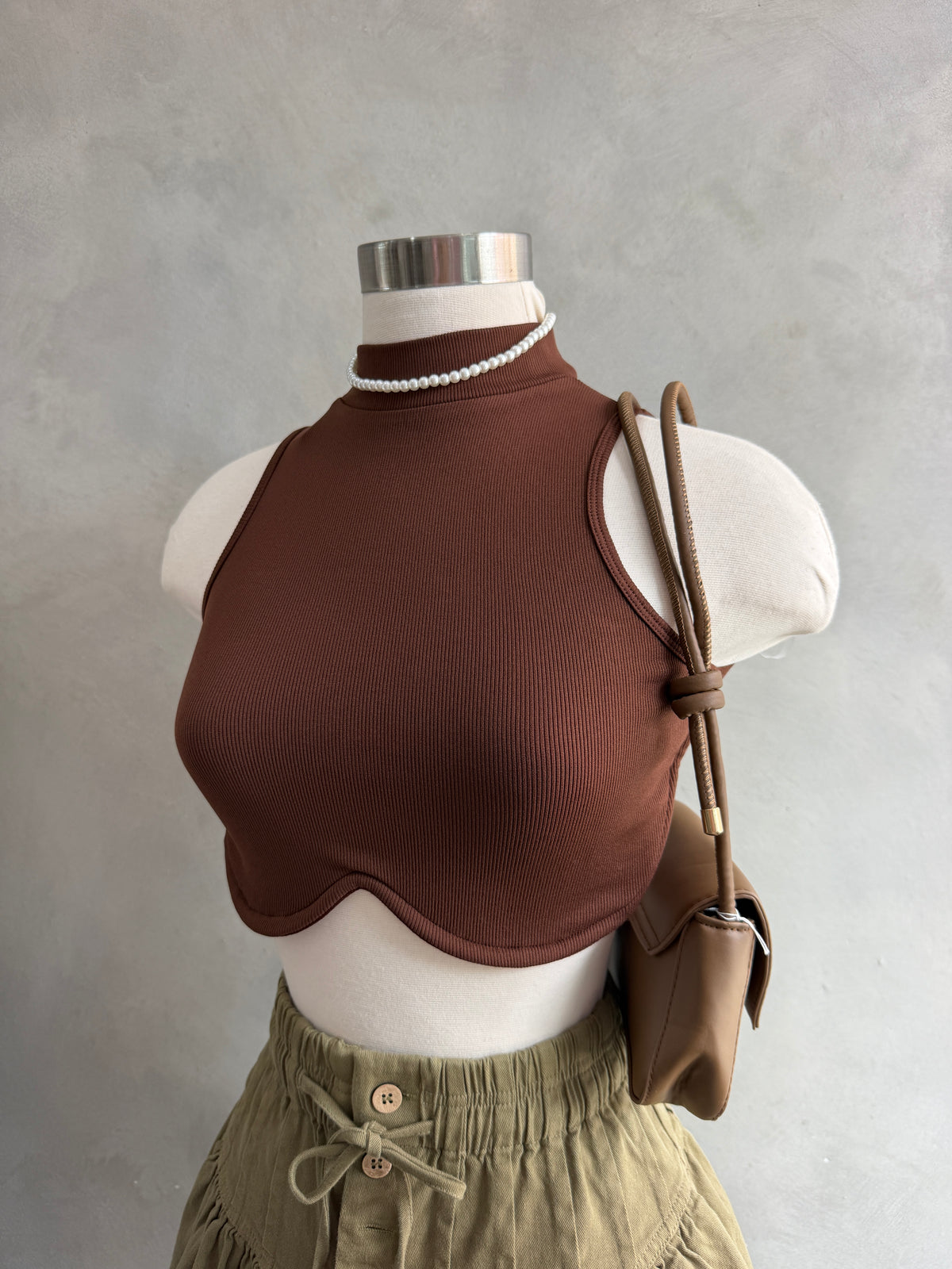 Bra cut crop top (3 colors)